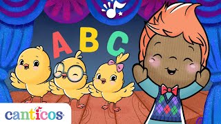 Canticos  The ABC Song  El Abecedario  Bilingual Nursery Rhymes [upl. by Oiznun]