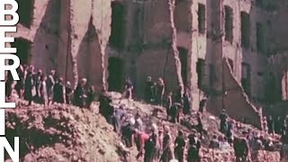 Berlin and Potsdam 1945  aftermath HD 1080p color footage [upl. by Natanoj]