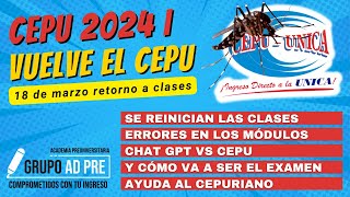 SE REINICIA EL CEPU 2024 I  UNSLG [upl. by Questa]