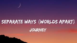 Journey  Separate Ways Worlds apart Lyrics from Stranger Things Season 4 Netflix [upl. by Greyso]