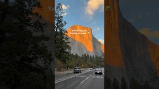 Yosemite Valley at Sunset 🌅 Golden Hour over El Capitan yosemite yosemitenationalpark goldenhour [upl. by Flavius]