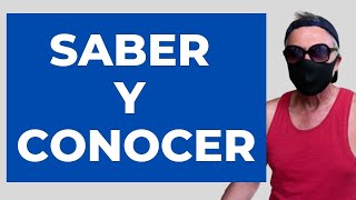 Saber y conocer la diferencia  to know in Spanish [upl. by Alegnaed608]