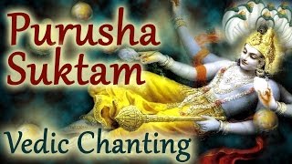 Vedic Chants  Purusha Suktam by 21 Brahmins  Vedic Hymns [upl. by Amej]