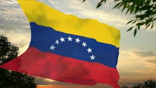 Flag and anthem of Venezuela [upl. by Gaudet888]