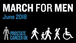 Walk to raise money and help beat prostate cancer  March for Men 2018 [upl. by Eleik737]