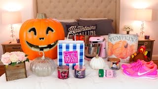 Fall Haul  Bath amp Body Works Tj Maxx Target Home Decor [upl. by Larrad25]