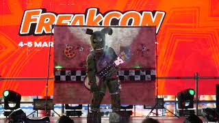 Freakcon 2023  Concurso cosplay  Springtrap  Five Nights at Freddys FNAF [upl. by Yoc]