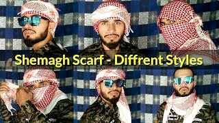 Eid Special  How to Tie Shemagh Scarf  Different Styles Tutorial  AL Aamir Khan [upl. by Etnovahs]