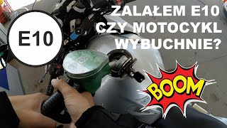 Benzyna E10 VS E5 w motocyklu  Edzio MotoVlog145 [upl. by Lleunamme]