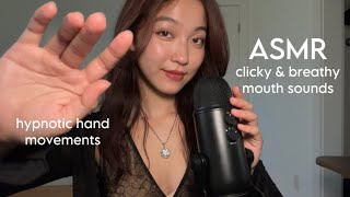 ASMR Clicky amp Breathy Mouth Sounds with Hand Movements 🤚🏼 for Sleep ampRelaxation 💆🏻‍♀️ [upl. by Lezley]