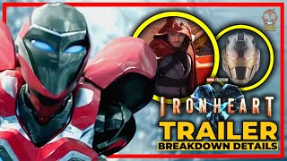 IRON HEART  TRAILER  BREAKDOWN DETAILS amp EASTER EGGS [upl. by Siraval]