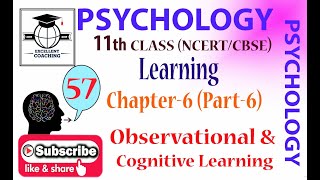 Psychology11thLearningObservational amp Cognitive LearningChap 6Part 6 [upl. by Sallyann]