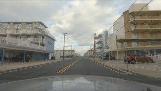 Winter Drive in Wildwood NJ [upl. by Allehcram]