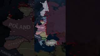 Soviet Union vs Eastern Europe l HOI4 Timelapse [upl. by Charita700]