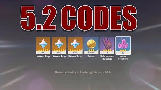 300 PRİMOGEM REDEEM CODES 52 NEW VERSION CODES GENSHIN IMPACT [upl. by Daniala31]