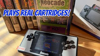 NEOCADE MD200 Play REAL Sega GenesisMD Games On This Tiny Handheld [upl. by Ap]