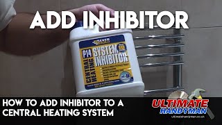 How to add inhibitor to a central heating system [upl. by Sophi983]