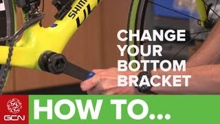 How To Change A Shimano Bottom Bracket [upl. by Pitarys]