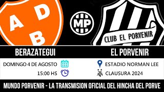 Berazategui vs El Porvenir  FECHA 5  EN VIVO [upl. by Lianna103]