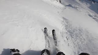 Avalanche accident in Davos Switzerland [upl. by Ahsirek531]