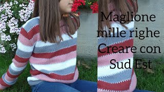 maglione mille righe \ ferri cniting [upl. by Thelma976]