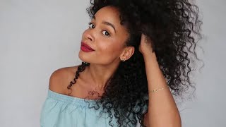 AfrolockenPflegeroutine mit Drogerieprodukten  ProduktHacks » Naturkosmetik [upl. by Shanie]