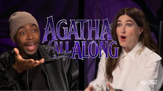 Kathryn Hayhn talks Agatha all along that D23 song and where the heck Wanda is Agathaallalong [upl. by Aila]