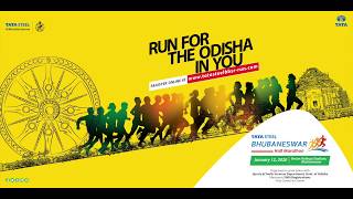 Tata Steel Bhubaneswar Half Marathon 2020 [upl. by Yelhs]