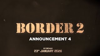 Border 2 directed by Anurag Singh  with Varun DhawanSunny DeolDiljit Dosanjh [upl. by Portuna]