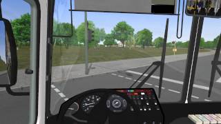 OMSI  The Bus Simulator Поездка на ПАЗ 4234 [upl. by Gladys]