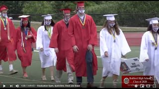 Bedford High School Class of 2020 Graduation [upl. by Alley445]