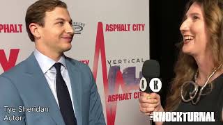 Tye Sheridan Raquel Nave Kali Reis amp Cathy Moriarty Talk New Movie Asphalt City [upl. by Eimaral]