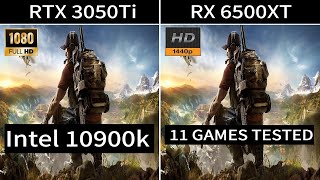 3050ti Vs 6500xt with 10900k Rtx 3050 Ti [upl. by Aryaz992]