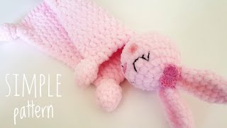 Crochet bunny lovey STEP by STEP [upl. by Block]