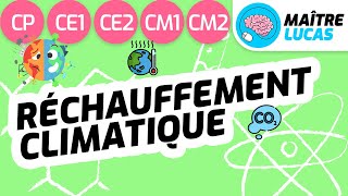 Changement climatique  réchauffement climatique CP  CE1  CE2  CM1  CM2  Sciences  EMC [upl. by Enneite767]