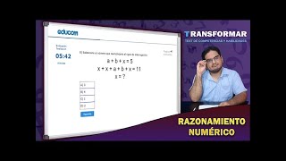 🔴 Simulador TRANSFORMAR 2022  Razonamiento numérico 2 [upl. by Nylirej]