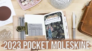 2023 Pocket Moleskine Setup  Pocket Moleskine Weekly Planner [upl. by Alecia]