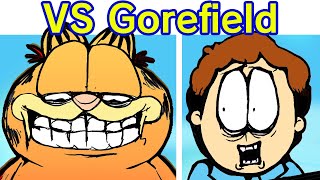 Friday Night Funkin VS Gorefield  End of abuse  Ending  Jon Mix FNF Mod Garfield Creepypasta [upl. by Einehpets]