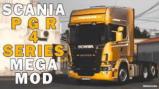 ETS2 Mods v149  Scania P G R 4 Series Longline Mega Mod Pack  ETS2 Mods [upl. by Prue10]