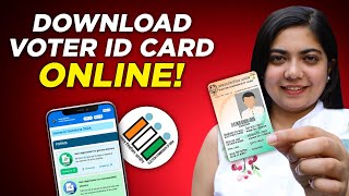 How to download voter ID card online  evoter ID 2024  Hindi process [upl. by Lebatsirhc122]