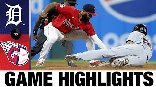 Tigers vs Guardians Game Highlights 81722  MLB Highlights [upl. by Beora21]