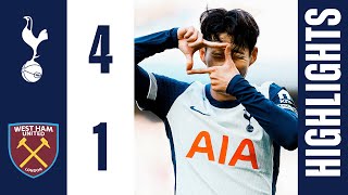 Son returns as Spurs HAMMER Irons  Tottenham Hotspur 41 West Ham  PREMIER LEAGUE HIGHLIGHTS [upl. by Landrum]