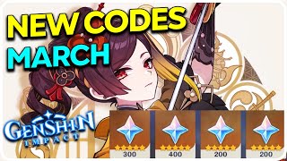 NEW REDEEM CODES GENSHIN IMPACT PRIMOGEMS Live Stream 45 [upl. by Tema]