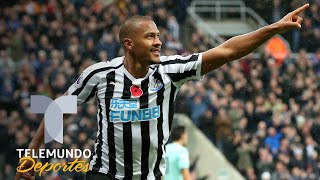 Newcastle vs Bournemouth Impresionante gol de cabeza de Salomón Rondón  Telemundo Deportes [upl. by Kone]