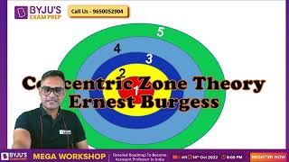 The Concentric Zone Model The Burgess Model The CCD Model  UGC NET Sociology  Manoj Sir [upl. by Naitsyrk669]