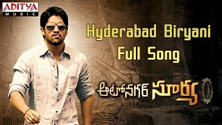 Hyderabad Biryani Full Song  Autonagar Surya Movie  Naga Chaitanya Samantha [upl. by Ynnal244]