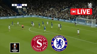 eFootball Pes 21 Gameplay  Servette vs Chelsea  Uefa Europa League Qualification 2024 [upl. by Aicak]