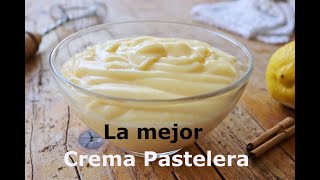 La mejor Crema Pastelera receta fácil rápida y barata 🥣 [upl. by Ondine]