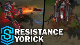 Resistance Yorick Skin Spotlight  League of Legends [upl. by Inalawi]