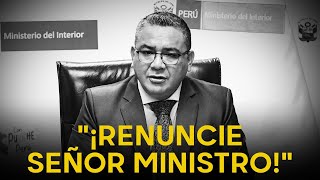 Ministro del Interior no soportó y terminó huyendo de la prensa cusqueña que no se quedó callada [upl. by Sandstrom]